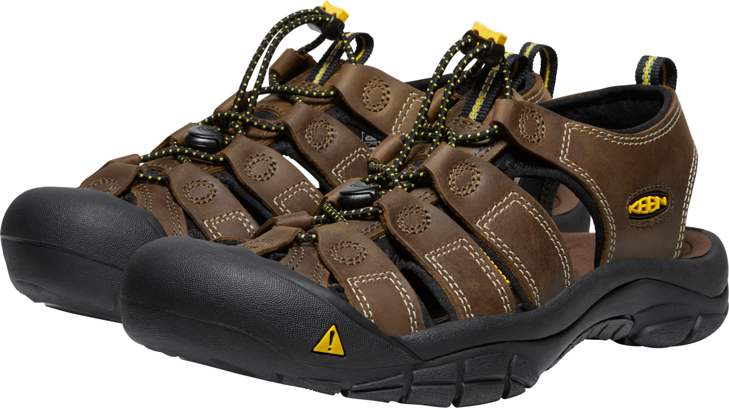 Keen Men's Newport Closed Toe Sandals (Bison)