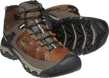 Load image into Gallery viewer, Keen Men&#39;s Targhee III Waterproof Mid Trail Boots - WIDE FIT (Chestnut/Mulch)
