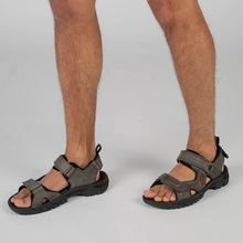 Load image into Gallery viewer, Keen Men&#39;s Targhee III Open Toe Sandals (Grey/Black)
