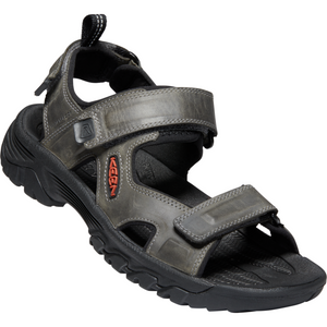Keen Men's Targhee III Open Toe Sandals (Grey/Black)
