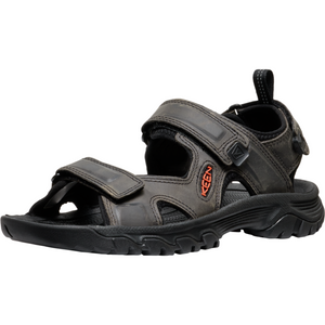 Keen Men's Targhee III Open Toe Sandals (Grey/Black)