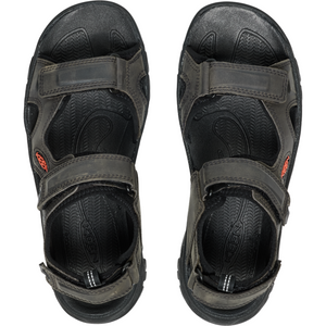 Keen Men's Targhee III Open Toe Sandals (Grey/Black)
