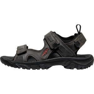 Keen Men's Targhee III Open Toe Sandals (Grey/Black)