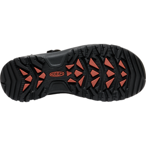Keen Men's Targhee III Open Toe Sandals (Grey/Black)