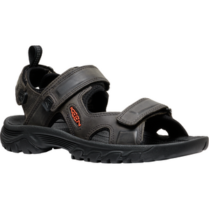 Keen Men's Targhee III Open Toe Sandals (Grey/Black)