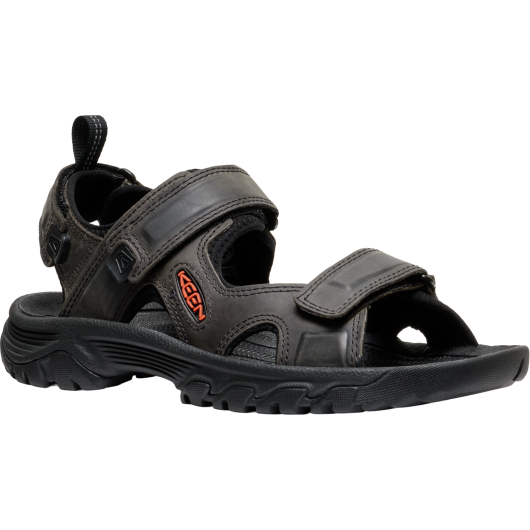 Keen Men's Targhee III Open Toe Sandals (Grey/Black)