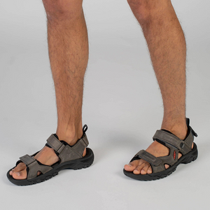 Keen Men's Targhee III Open Toe Sandals (Grey/Black)