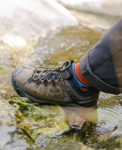 Keen Men's Targhee III Waterproof Trail Shoes - WIDE FIT (Bungee Cord/Black)