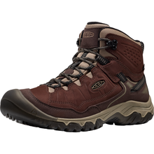 Load image into Gallery viewer, Keen Men's Targhee IV Waterproof Mid Trail Boots (Java/Brindle)
