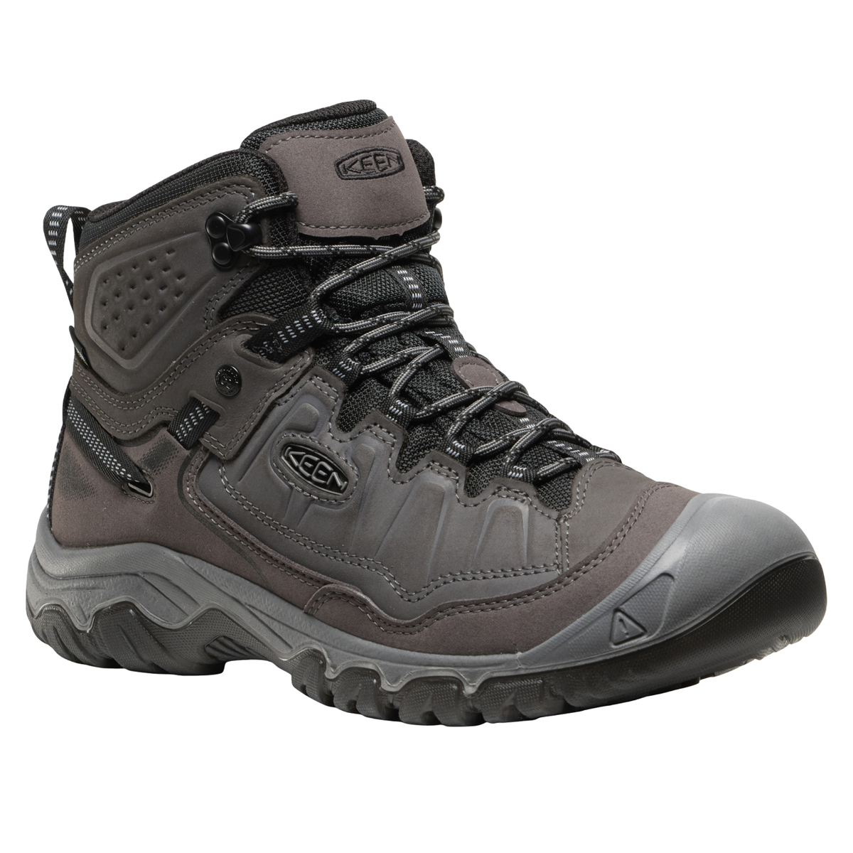 Keen Men's Targhee IV Waterproof Mid Trail Boots Magnet Black 1032633