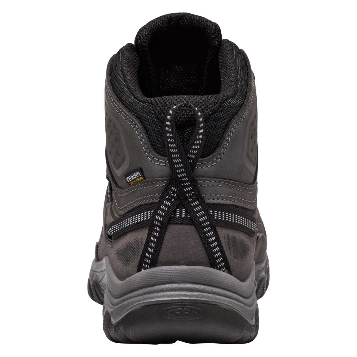 Keen Men's Targhee IV Waterproof Mid Trail Boots Magnet Black 1032633