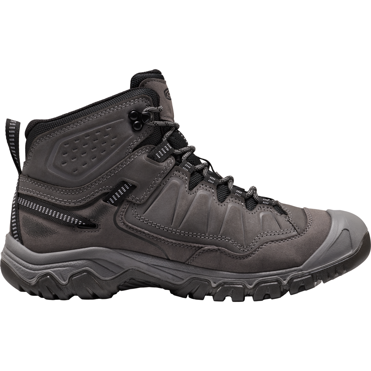 Keen Men's Targhee IV Waterproof Mid Trail Boots Magnet Black 1032633