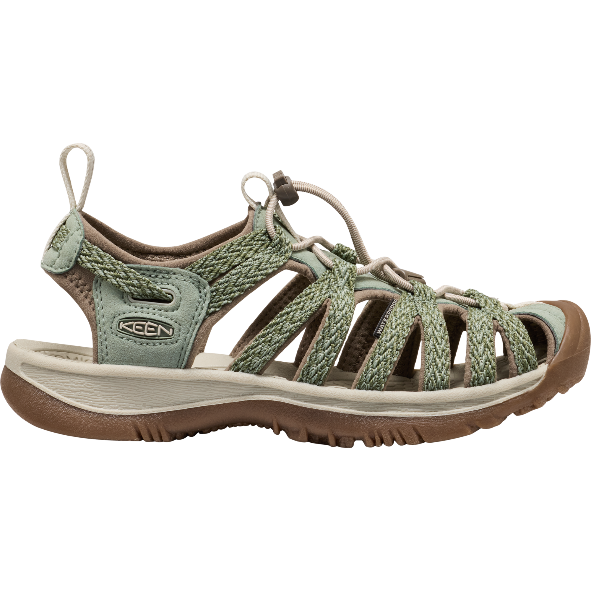 Keen Women's Whisper Closed Toe Sandals (Lily Pad)