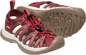 Keen Women's Whisper Closed Toe Sandals - WIDE FIT (Red Dahlia)