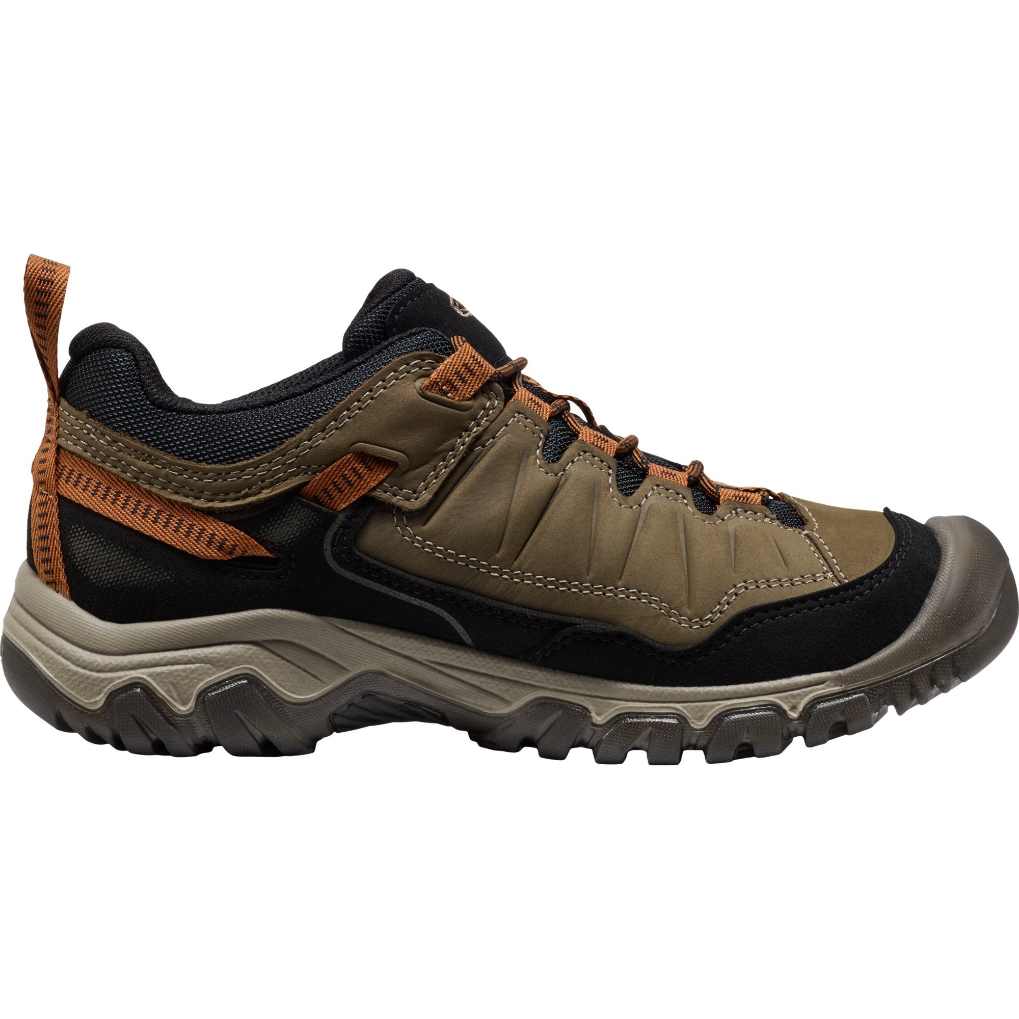 Keen Men's Targhee IV Waterproof Wide Fit Trail Shoes (Sea Turtle/Roasted Pecan)