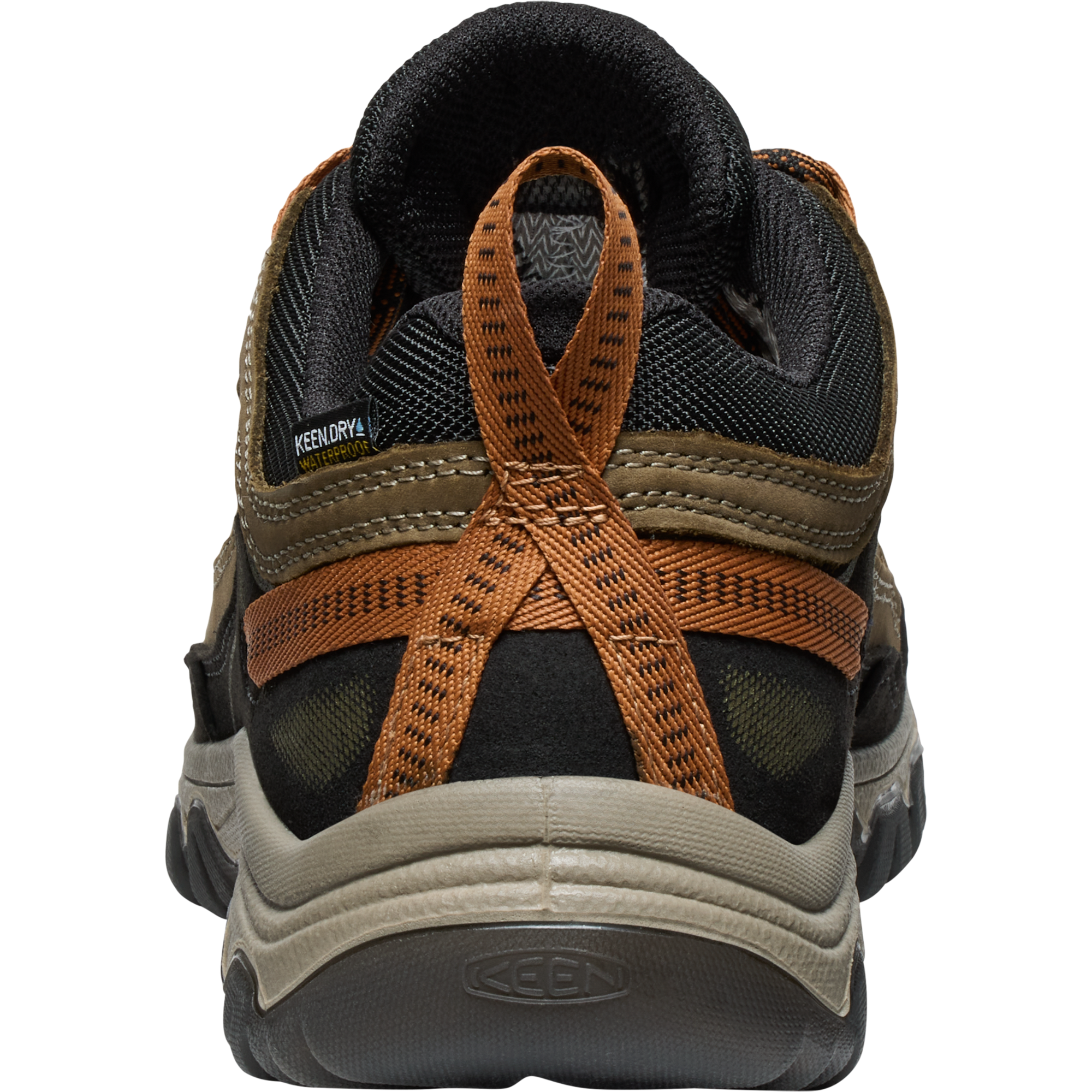 Keen Men's Targhee IV Waterproof Wide Fit Trail Shoes (Sea Turtle/Roasted Pecan)