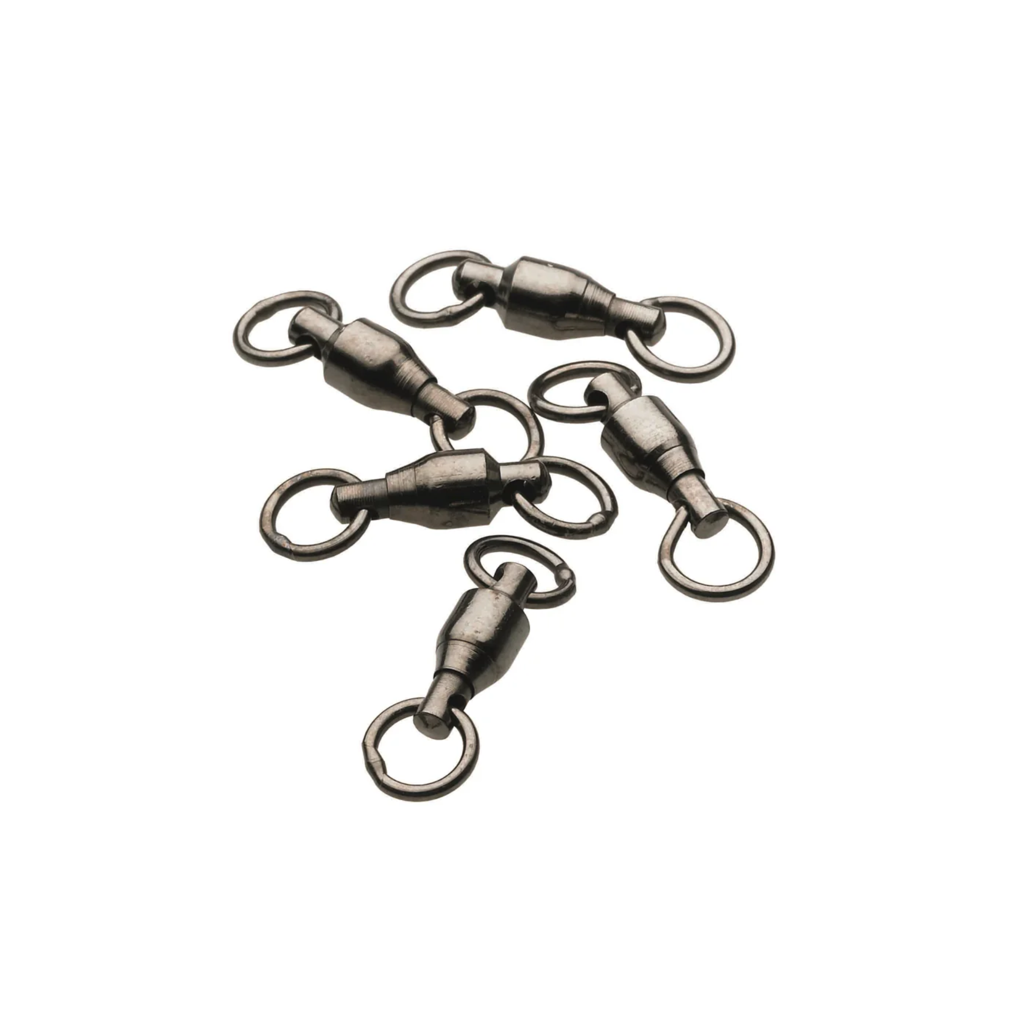 Kinetic Ball Bearing Swivel (Size M/#2)(Black)(5 Pack)