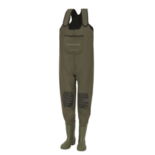 Load image into Gallery viewer, Kinetic Unisex NeoGaiter Neoprene Chest Waders - Cleated Sole (Olive)

