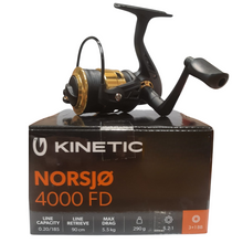 Load image into Gallery viewer, Kinetic Norsjo 4000 Front Drag Spinning Reel + Braid
