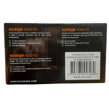 Load image into Gallery viewer, Kinetic Norsjo 4000 Front Drag Spinning Reel + Braid
