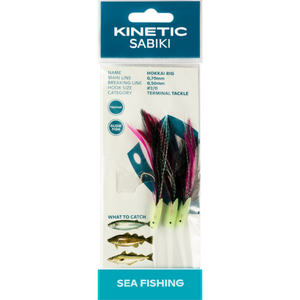 Kinetic Sabiki Hokkai 3 Hook Rig (#2/0)(Green)