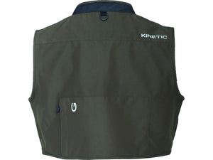 Kinetic Strider Waterproof Fly Fishing Vest (Olive)