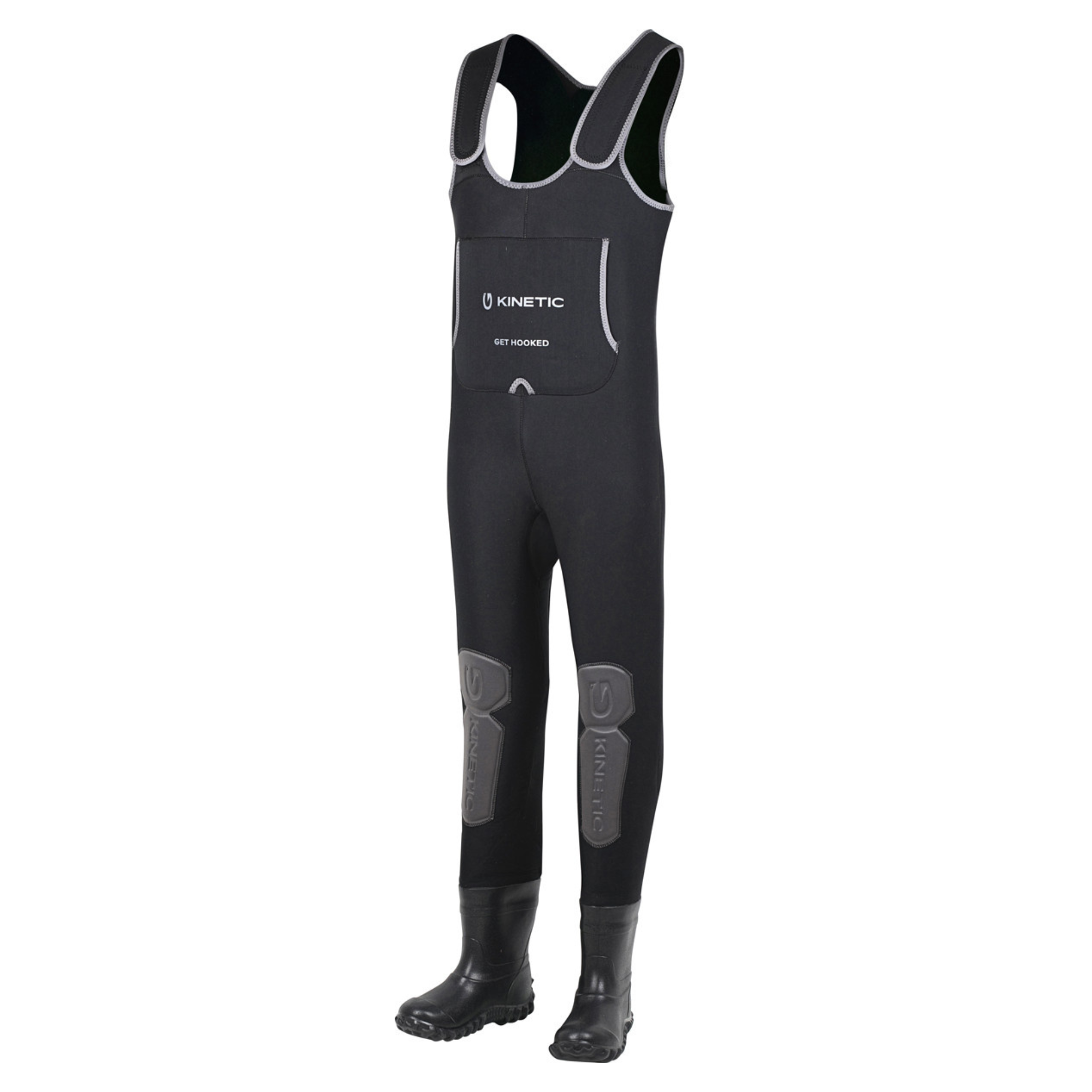 Kinetic Unisex NeoBreeze Bootfoot Neoprene Cleated Chest Waders (Thyme)