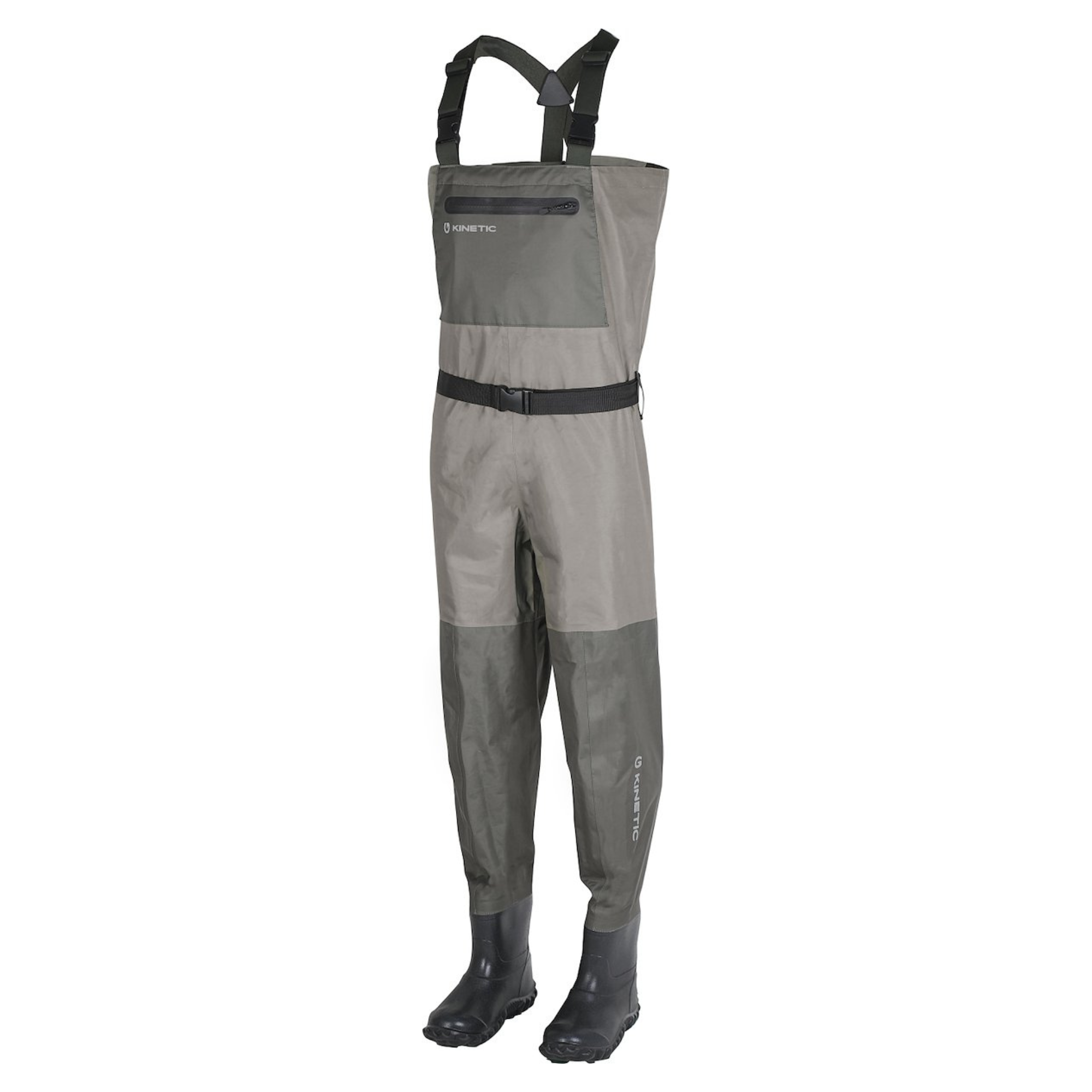 Kinetic Unisex X4 Bootfoot Cleated Chest Waders (Thyme)