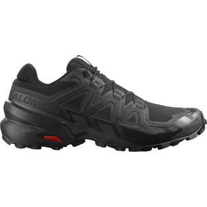 Salomon Men's Speedcross 6 Trail Running Shoes - WIDE FIT (Black/Phantom)