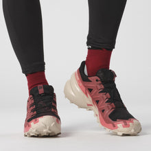 Load image into Gallery viewer, Salomon Women&#39;s Speedcross 6 Gore-Tex Trail Running Shoes (Black/Cow Hide/Faded Rose)
