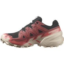 Load image into Gallery viewer, Salomon Women&#39;s Speedcross 6 Gore-Tex Trail Running Shoes (Black/Cow Hide/Faded Rose)
