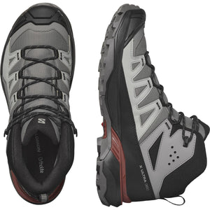 Salomon Men's X Ultra 360 Gore-Tex Mid Trail Boots (Pewter/Black/Burnt Henna)