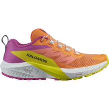 Load image into Gallery viewer, Salomon Women&#39;s Sense Ride 5 Trail Running Shoes (Bird of Paradise/White/Sulphur Spring)
