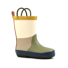 Load image into Gallery viewer, Lazy Dogz Toddler Bubblegum Wellies (Olive)(Sizes EU22-29)
