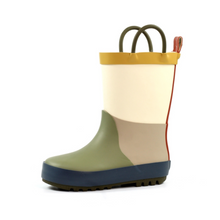 Load image into Gallery viewer, Lazy Dogz Toddler Bubblegum Wellies (Olive)(Sizes EU22-29)
