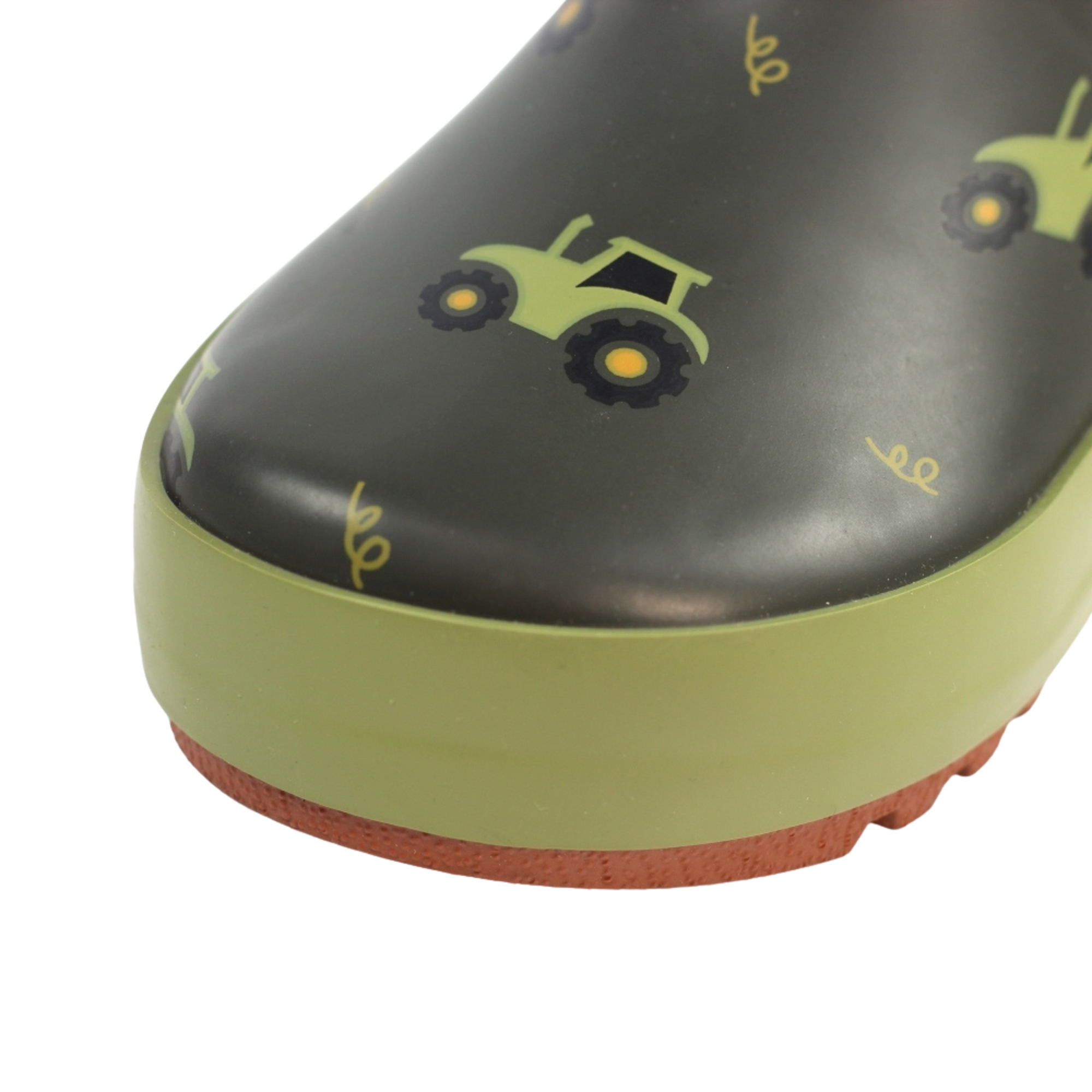Lazy Dogz Toddler Tractor Green Wellies (Green)(Sizes EU22-29)