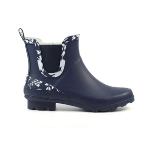 Lazy Dogz Women's Prairie Ankle Wellies (Navy)