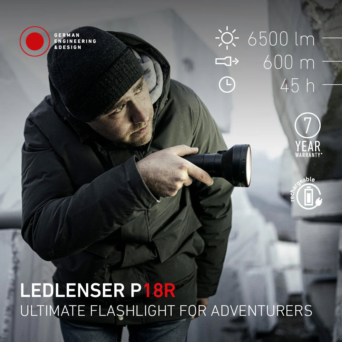 Ledlenser P18R Core Rechargeable Torch