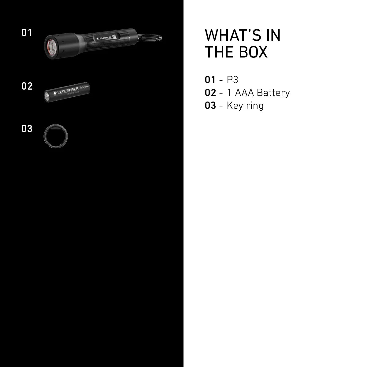 Ledlenser P3 Core LED Keyring Torch