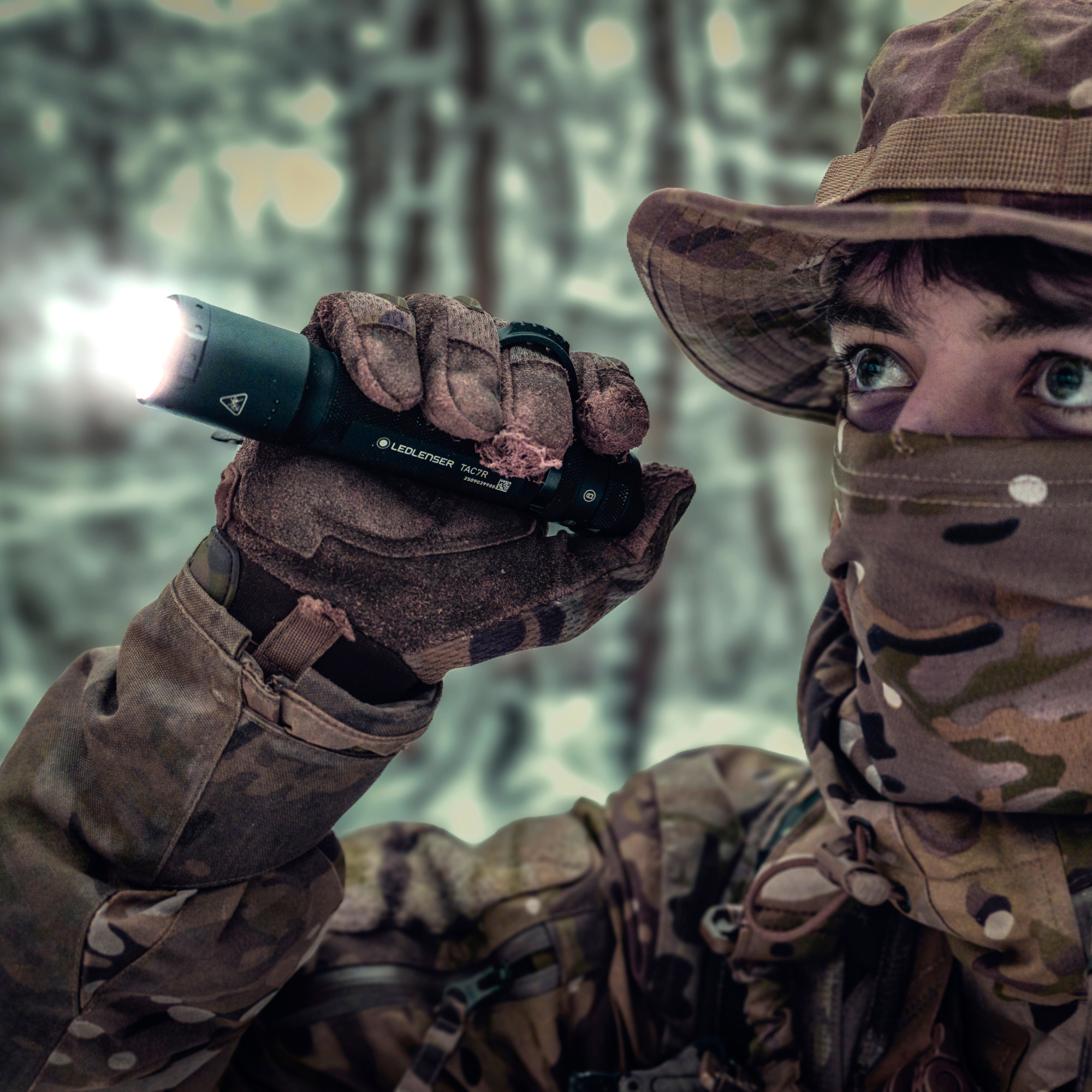 Ledlenser Tactical TAC7R Rechargeable Torch