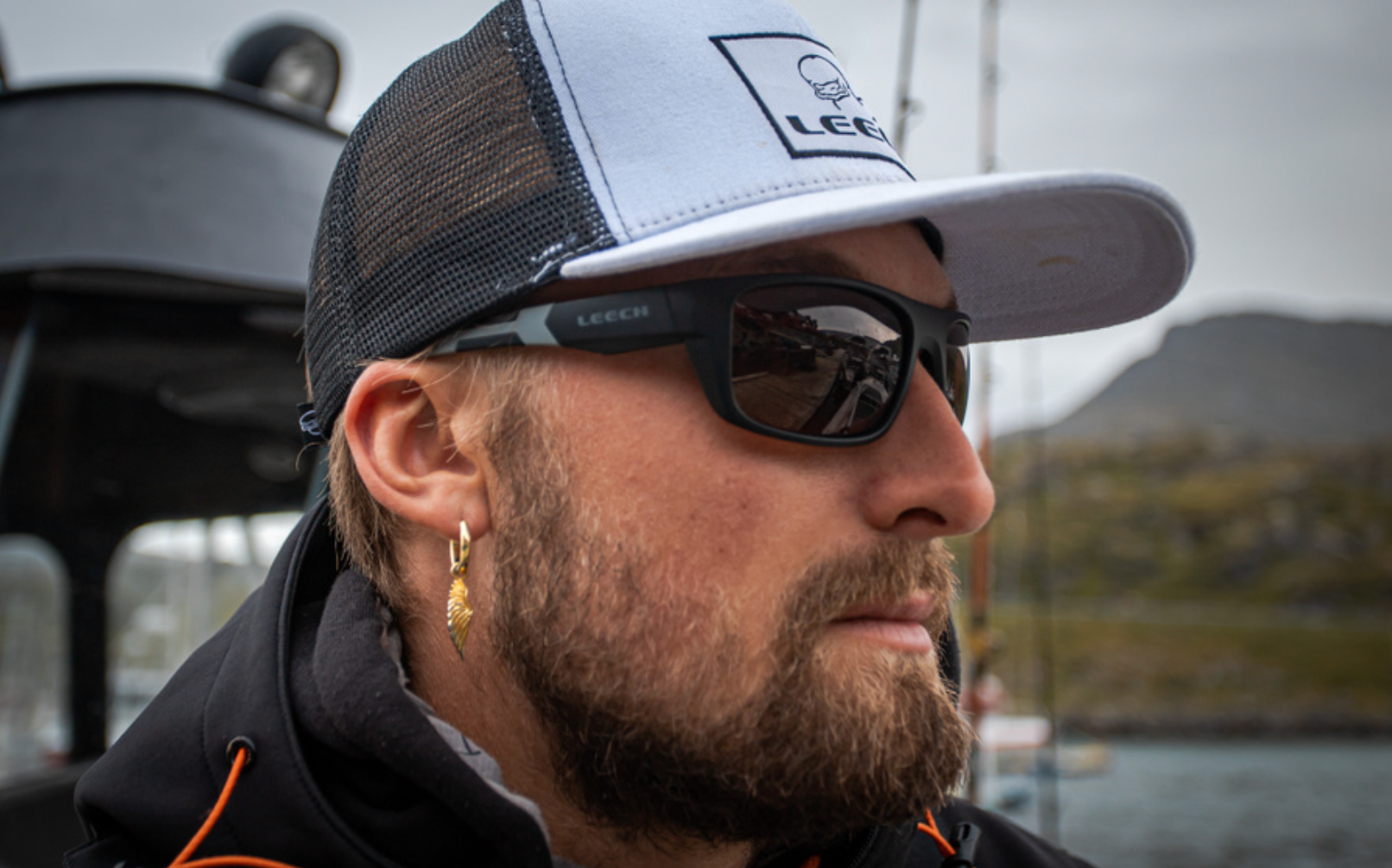 Leech Moonstone Polarized Sunglasses (Grey/Copper)