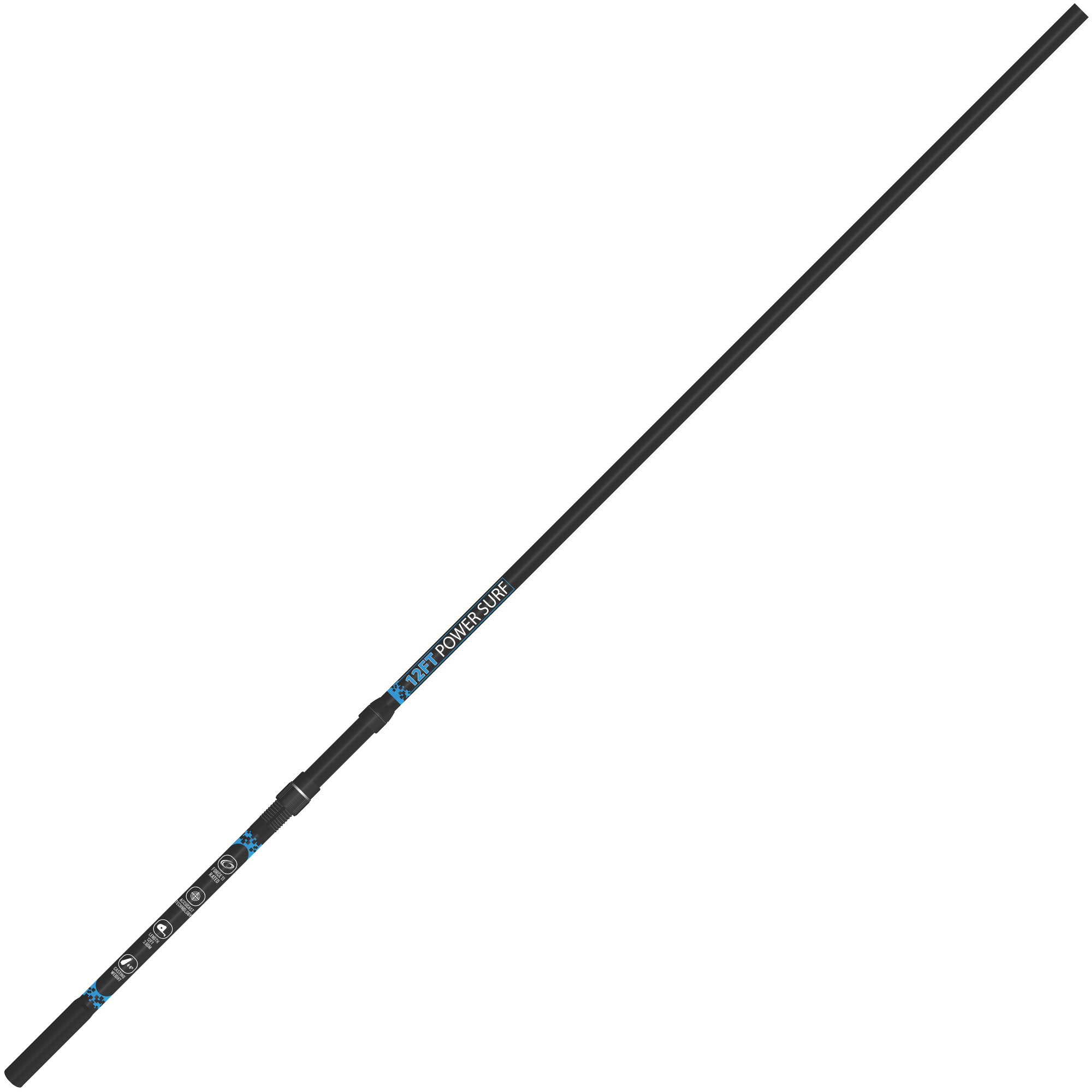 Leeda 12ft/3.65m Powersurf Sea 2 Section Beachcaster Rod (4-6oz)