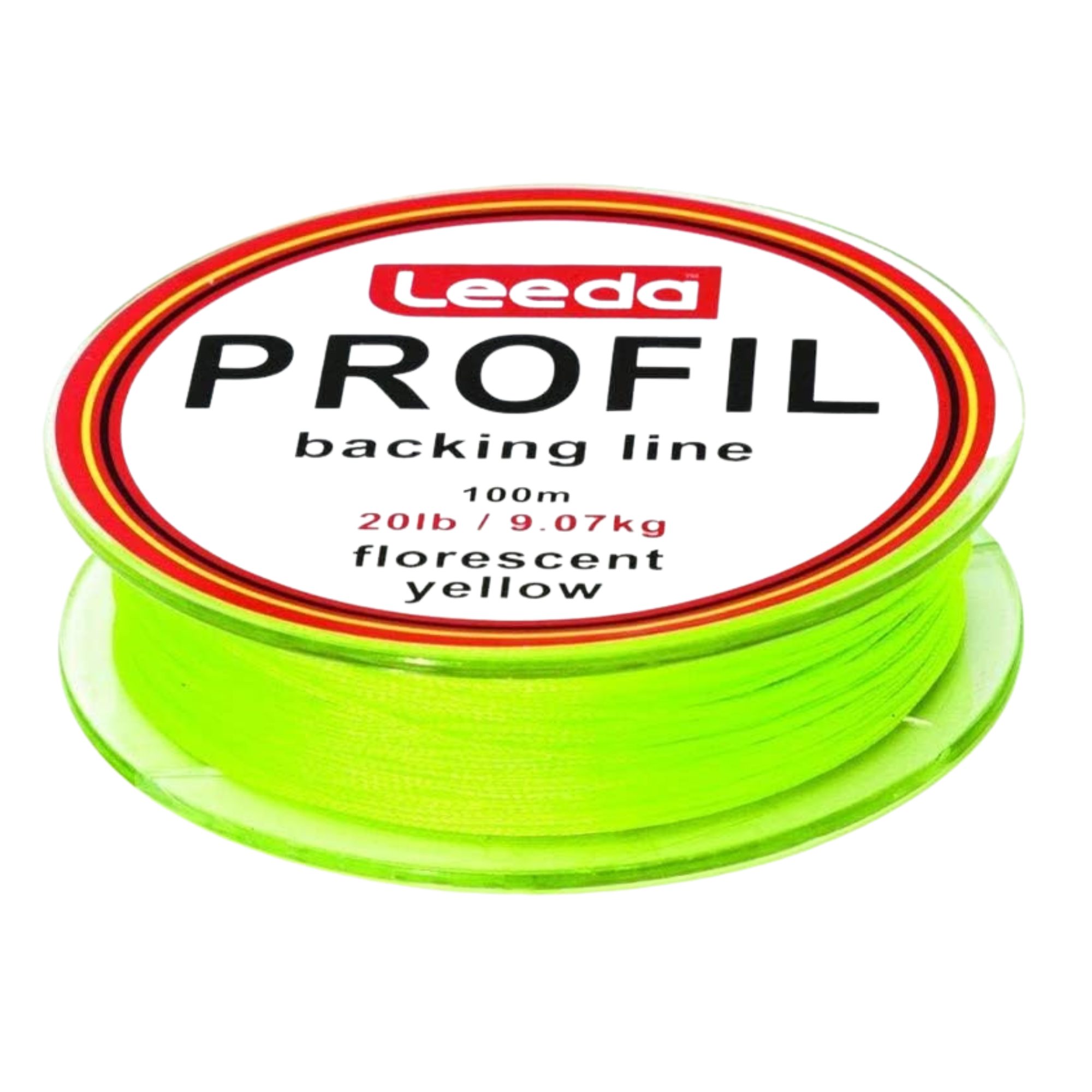 Leeda Profil Flyline Backing (20lb/100m)(Fluorescent Yellow)