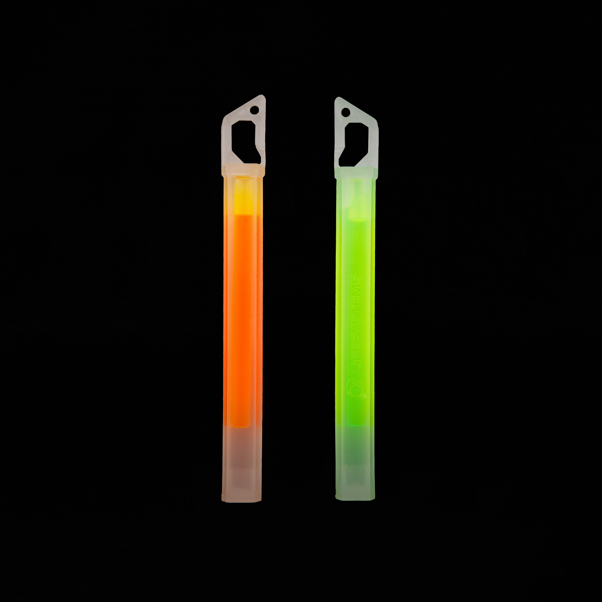 Lifesystems 15 Hour Glow Sticks (Green/Orange)(2 Pack)