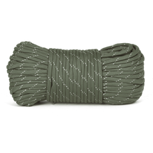Load image into Gallery viewer, Lifesystems 550lb 7-Core Paracord (33m)(Reflective Olive)
