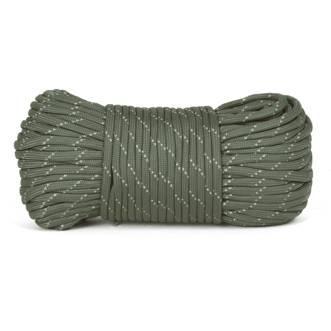 Lifesystems 550lb 7-Core Paracord (33m)(Reflective Olive)