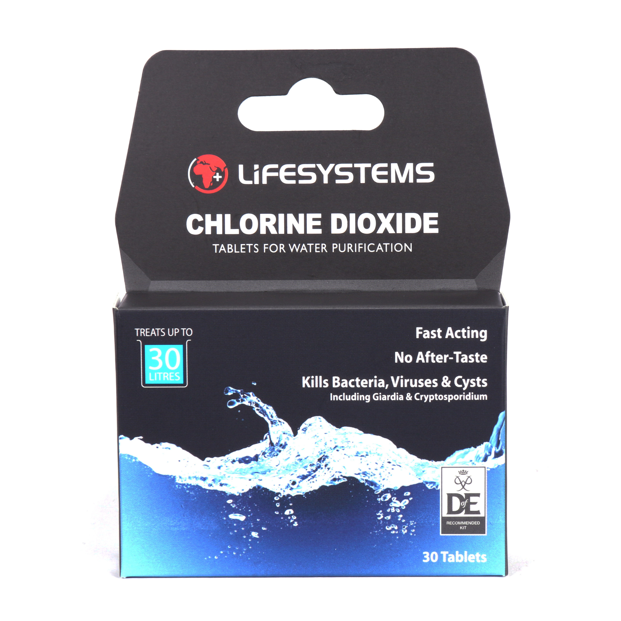 Lifesystems Chlorine Dioxide Water Purification Tablets (30 Pack)