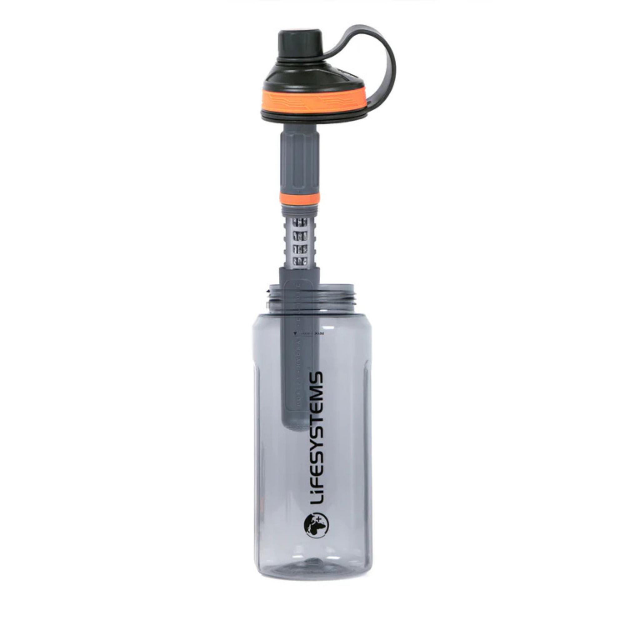 Lifesystems Water Filter & Purifier Bottle (1L)(Grey)