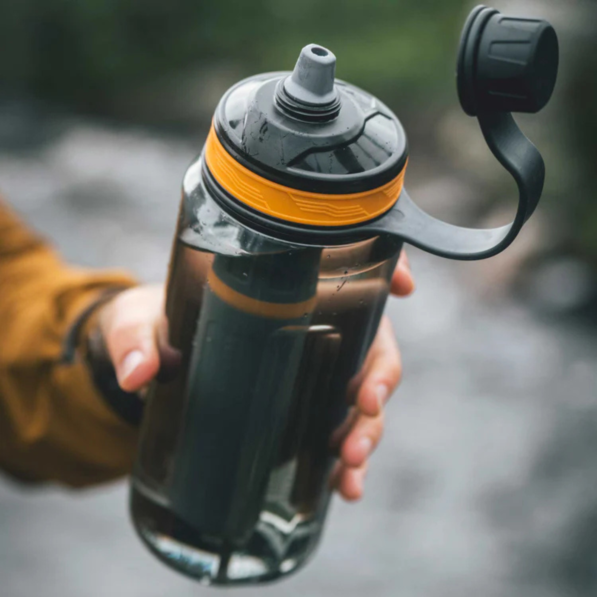 Lifesystems Water Filter & Purifier Bottle (1L)(Grey)