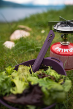 Load image into Gallery viewer, Lifeventure Ellipse 4 Piece Camping Tableware Set (Purple)
